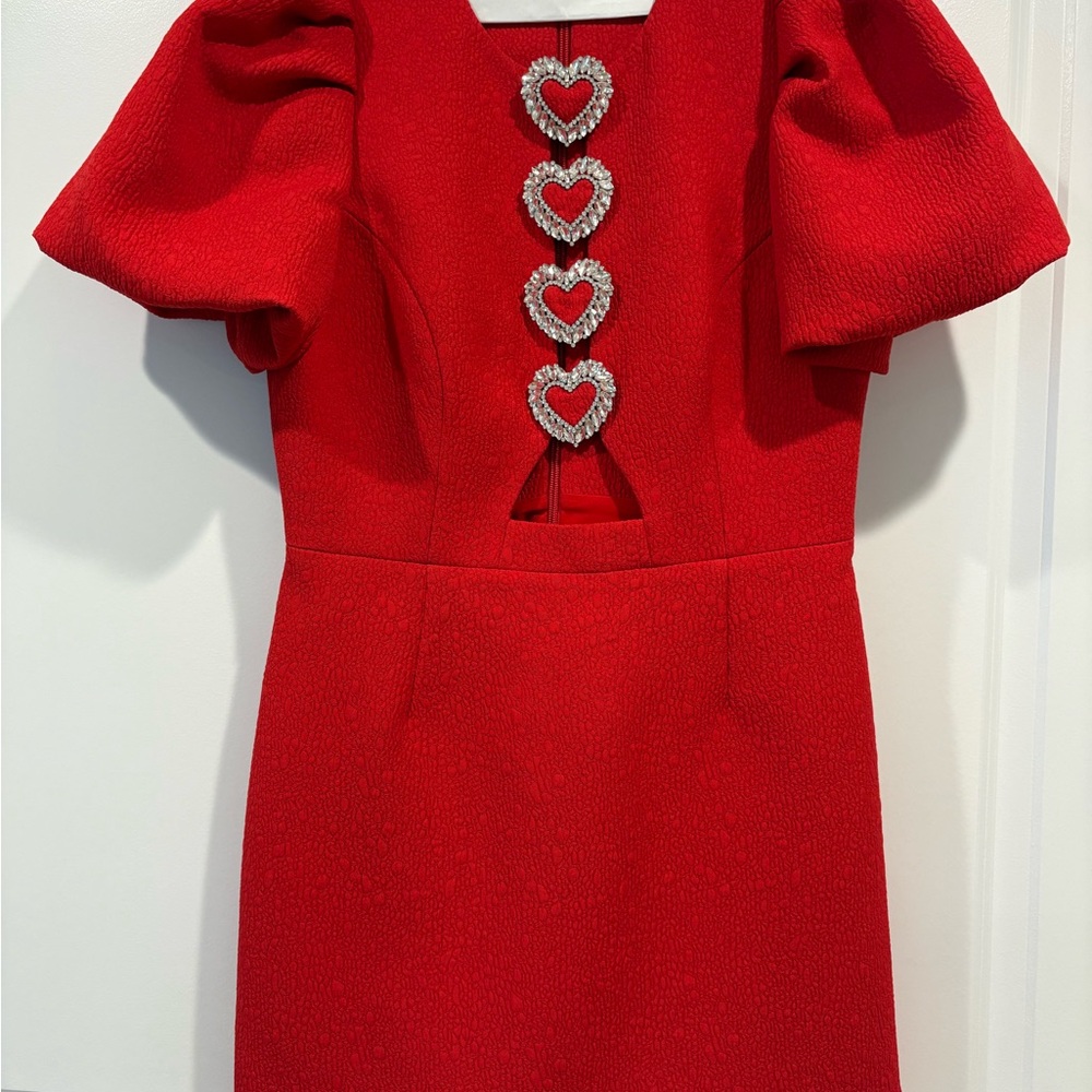 Rebecca Vallance Chiara Embellished Minidress